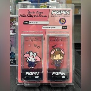 FiGPiN 2-Pack JJK x Hello Kitty #1440 My Melody & #1441 Nobara Kugisaki
